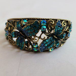Butterfly Hinged Bracelet